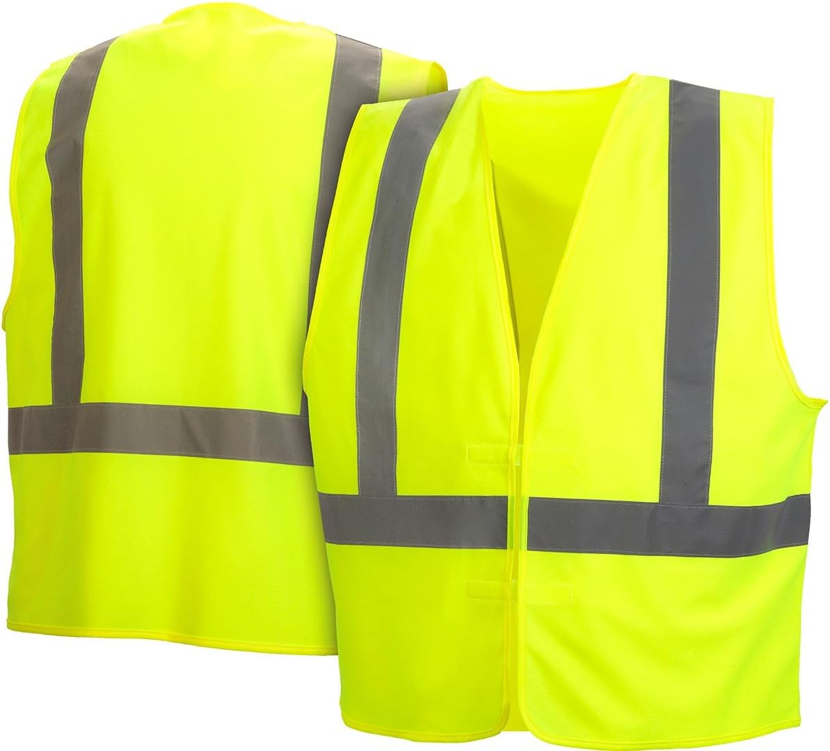 Chaleco seguridad alta visibilidad cinta reflectante talla M