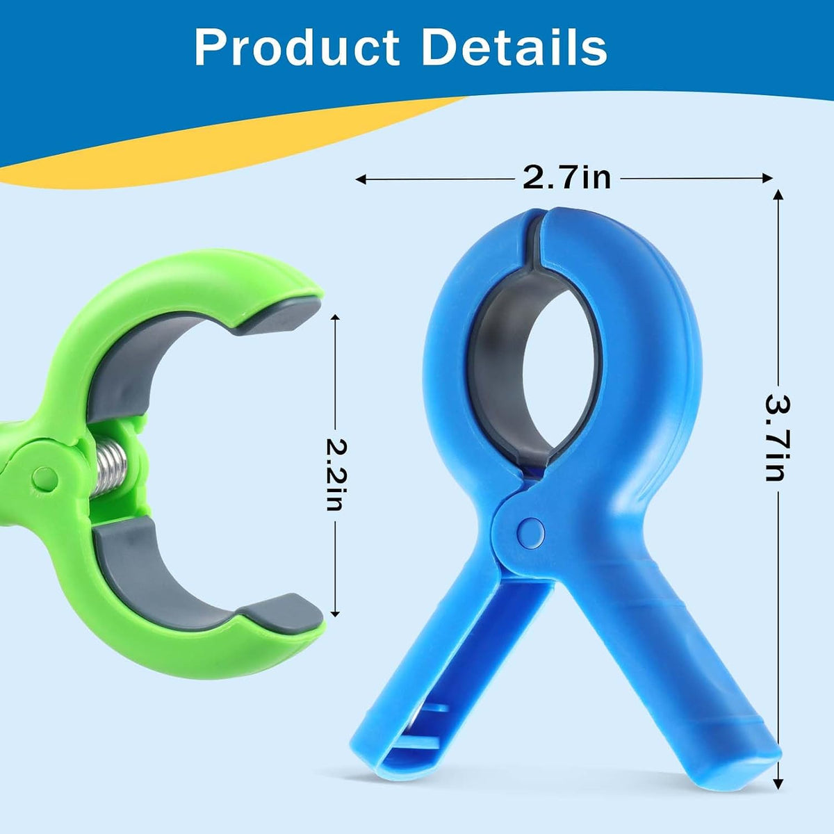 Clips toalla playa silla plástico resistente para crucero