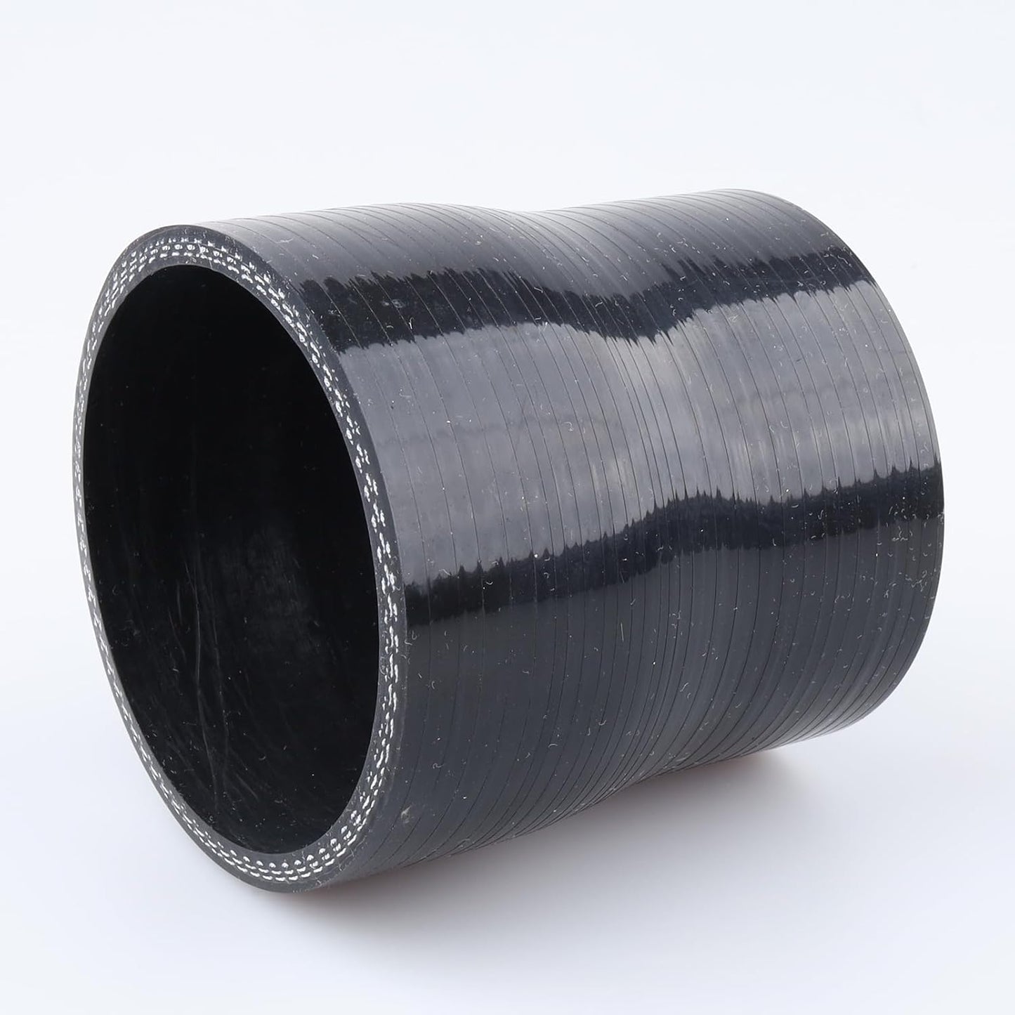 Reductor recto manguera silicona automotriz 3in negro