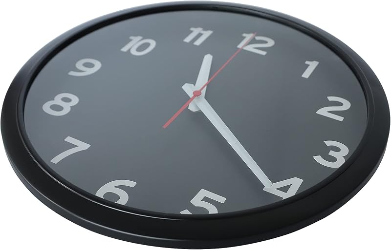 Reloj pared 12pulg silencioso sin tictac decoración hogar