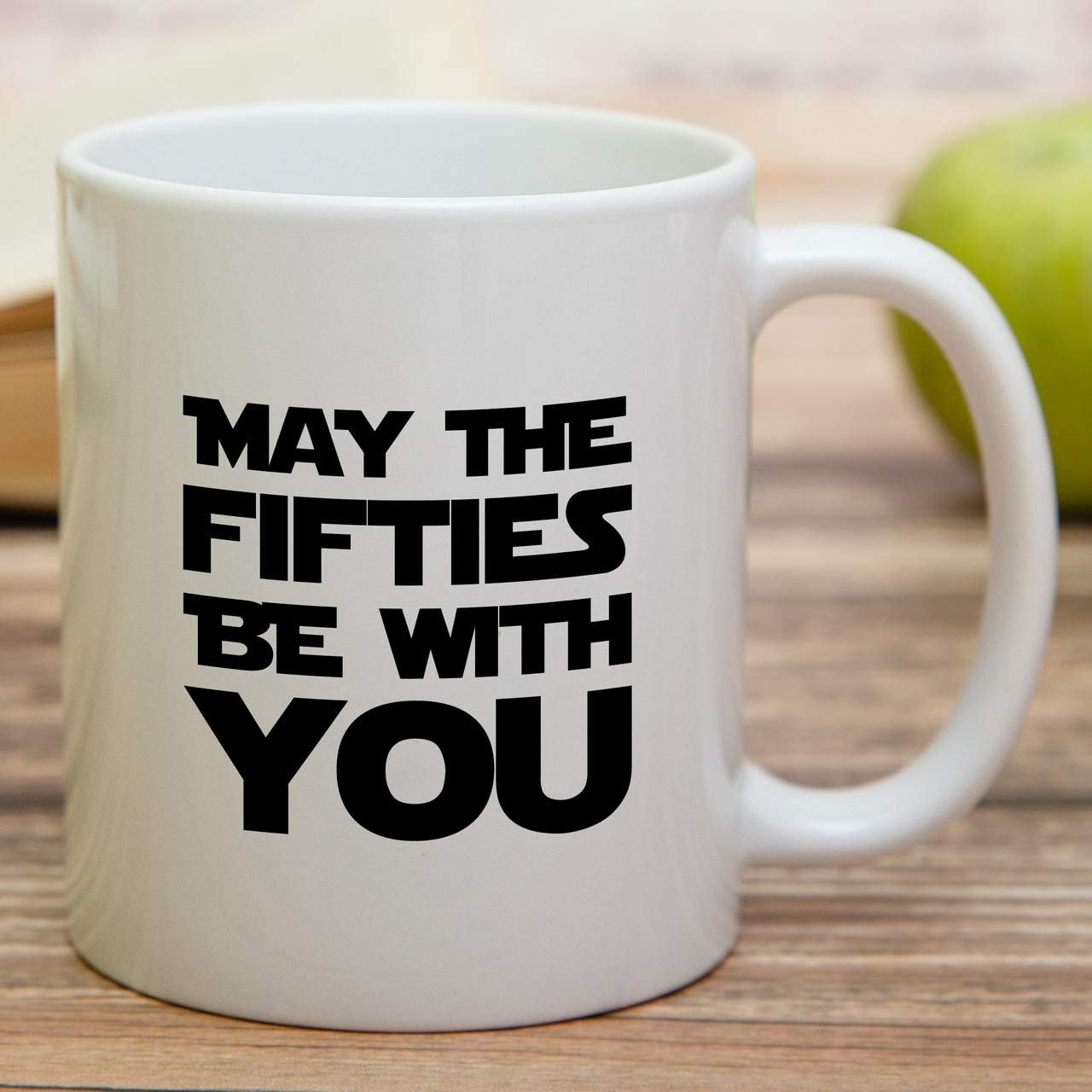 Taza cerámica 11oz regalo 50 cumpleaños inspirador