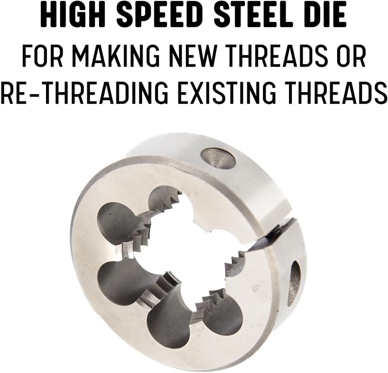 Troquel cilíndrico DWT acero rápido ajustable 2-1/2"