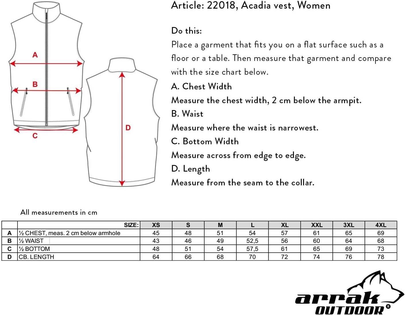 Chaleco Acadia Softshell para mujer marrón