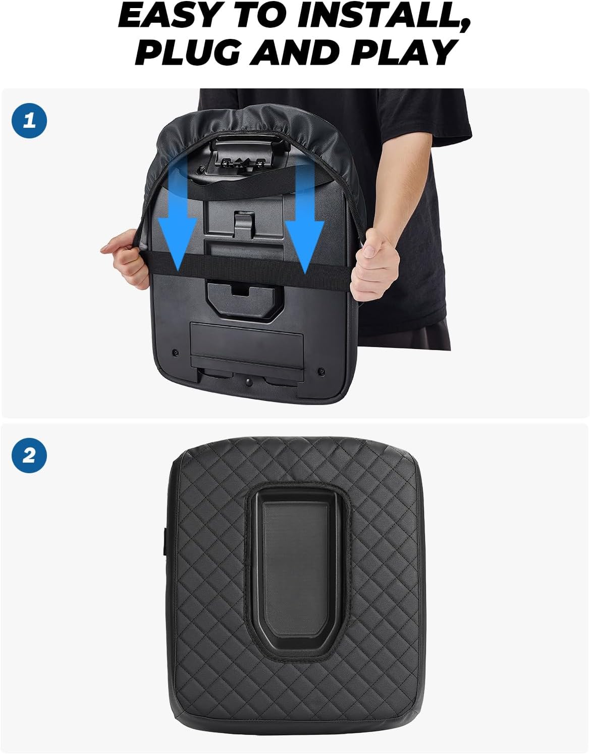 Funda consola Silverado 2019-24 cuero reposabrazos