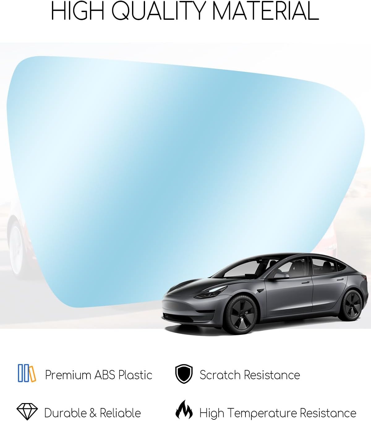 2 Espejos laterales Tesla Model 3 17-23 antirreflejos