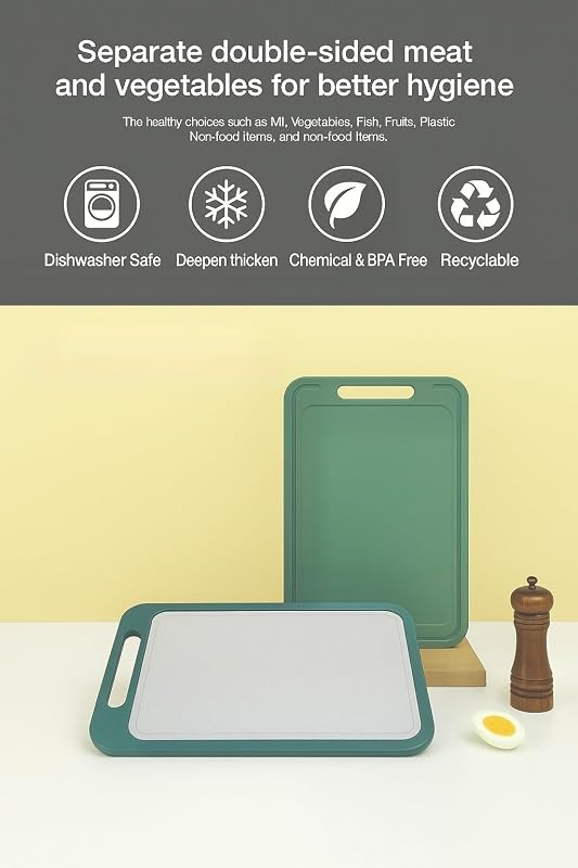 Tabla cortar acero inox doble cara cocina grande