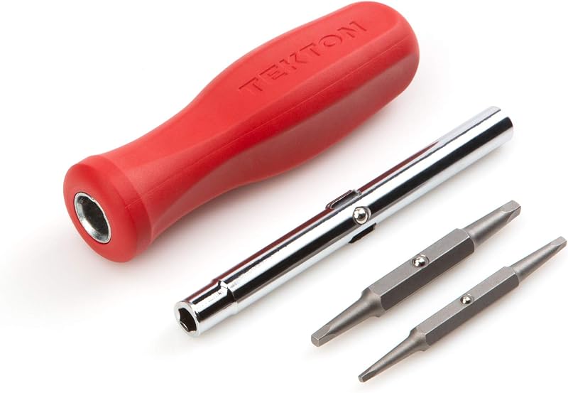 Destornillador 6en1 Multi-Bit S0-S3 Rojo DMS18015