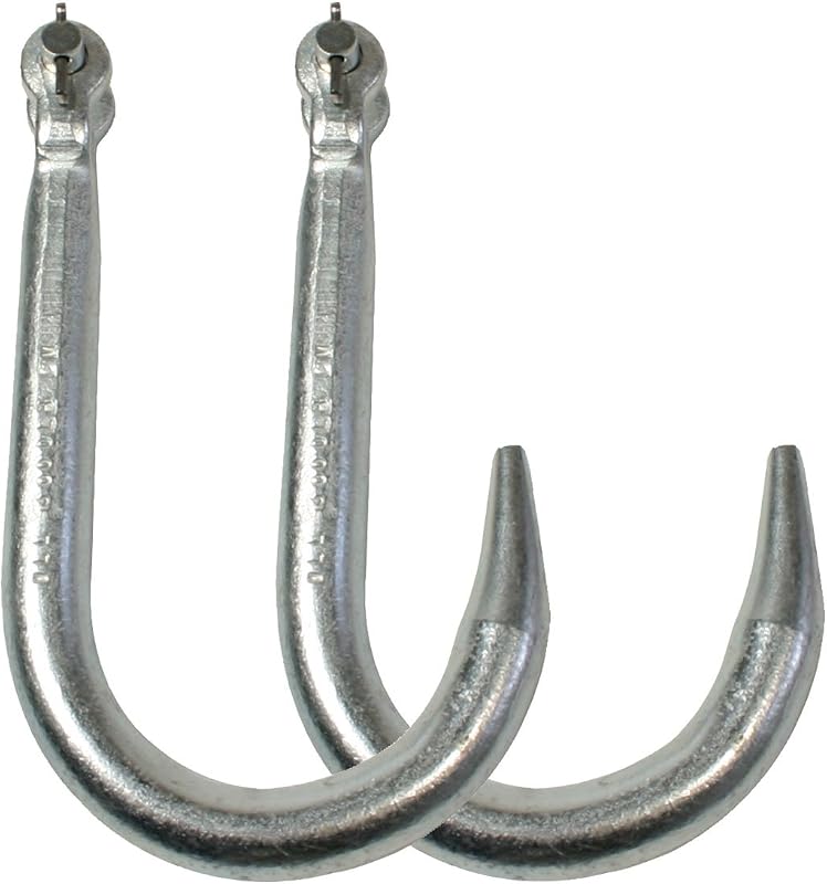 Gancho remolque grado 43 8" pack 2 carga 3000lb