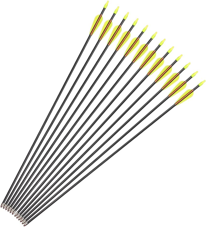 Flechas fibra vidrio para arco 24-30" tiro al blanco