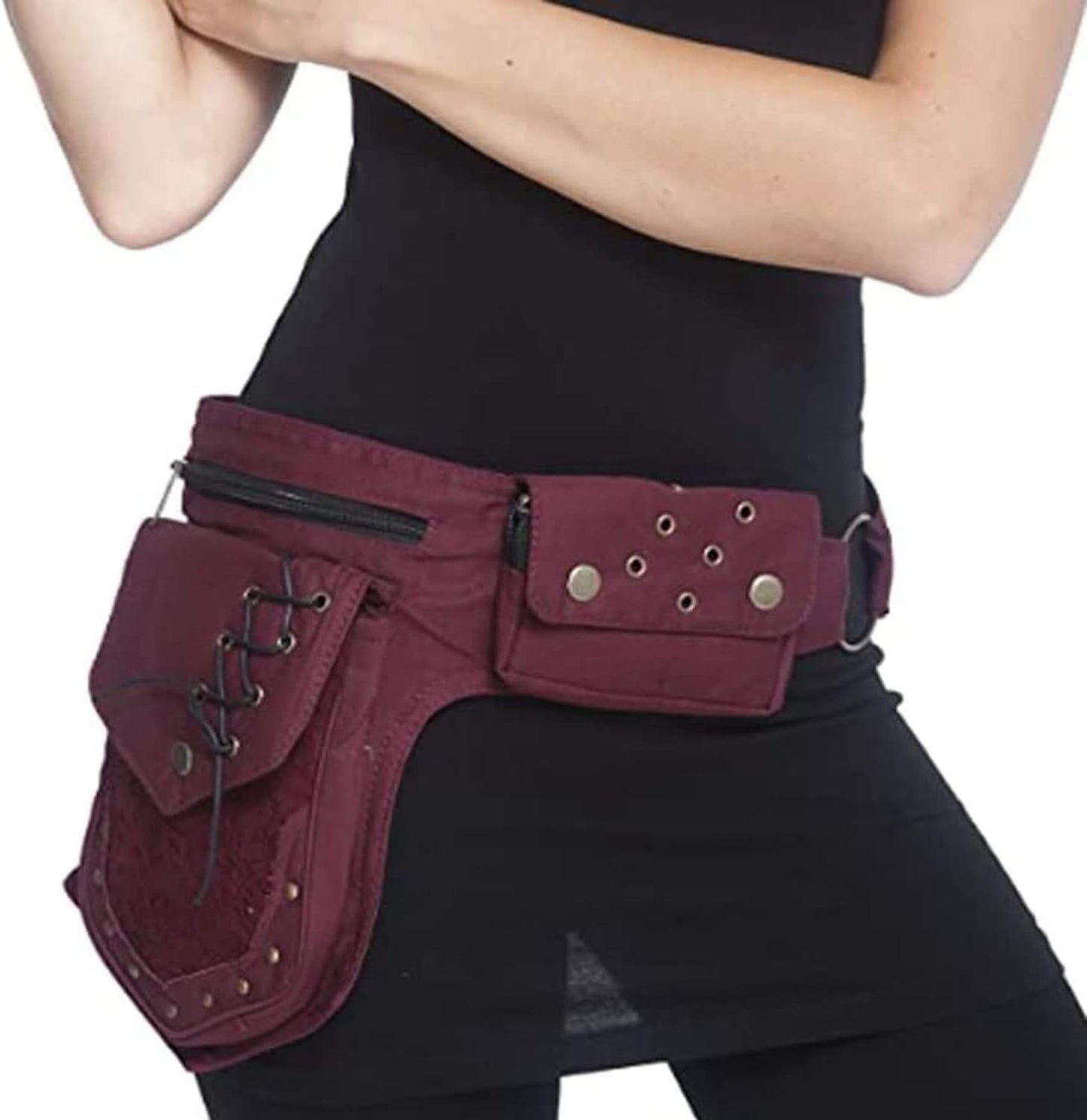 Riñonera para mujer ajustable moda correr senderismo