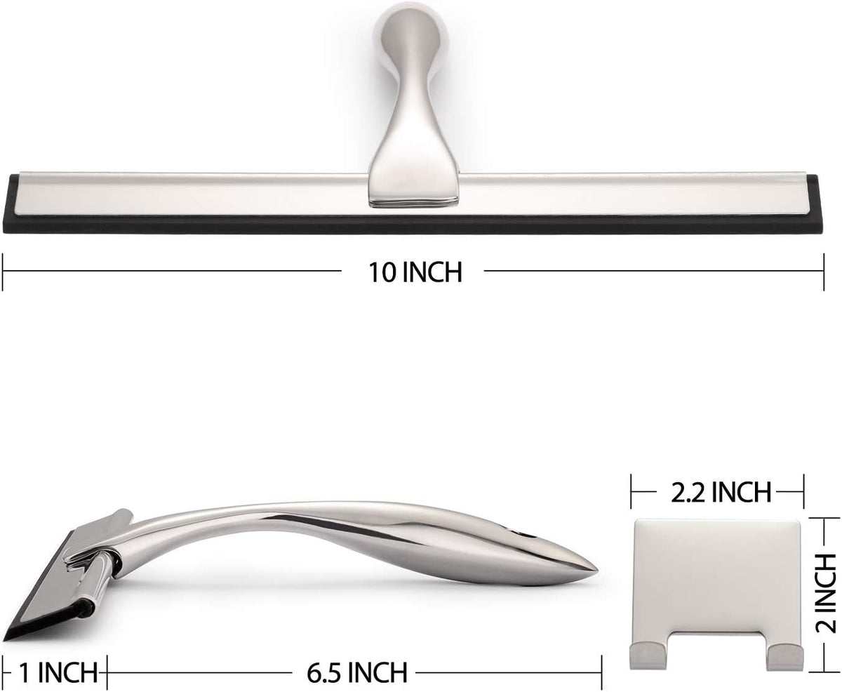 Escobilla ducha multiusos acero inox 10pulg