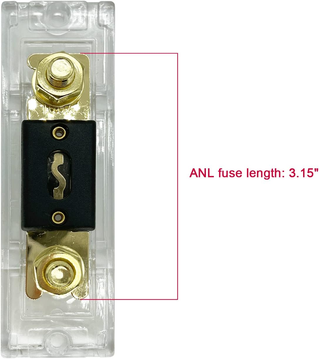 Kit portafusibles ANL 500A paquete 3