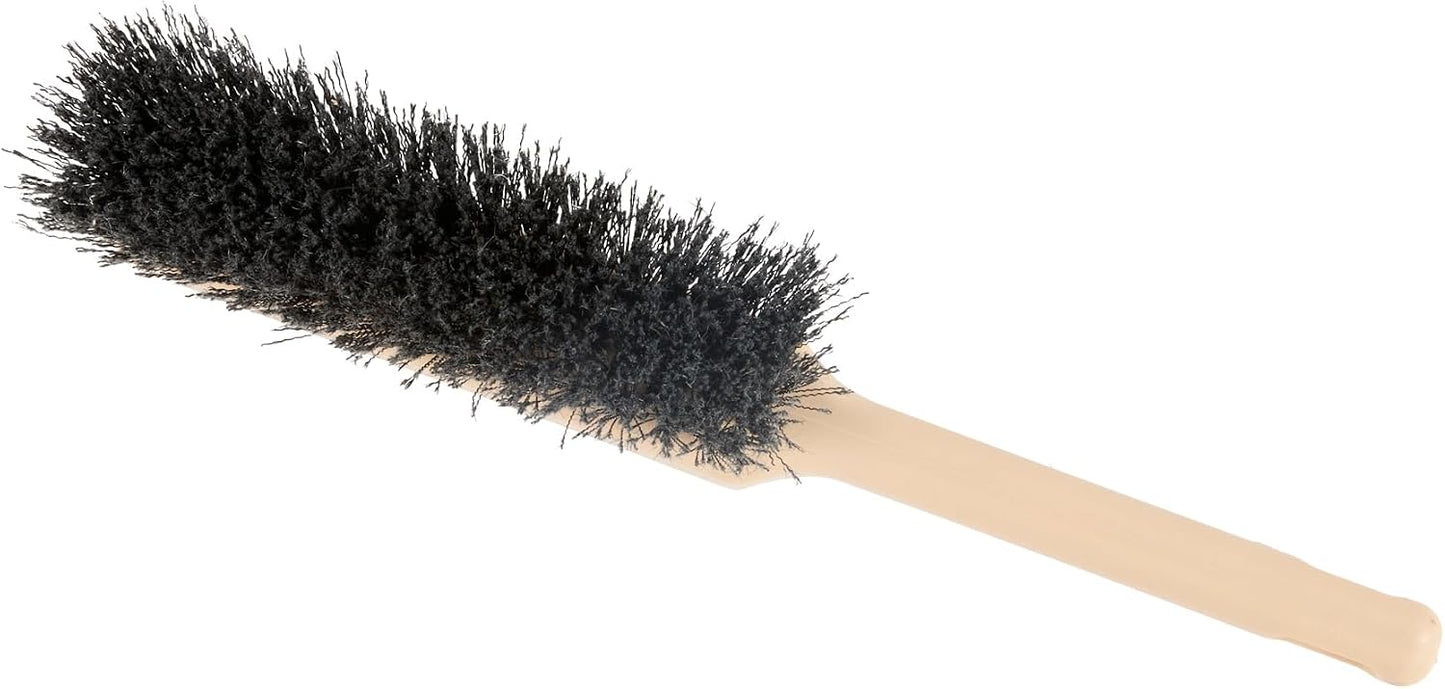 Cepillo profesional 13.78pulg ergonómico exfoliante plástico beige