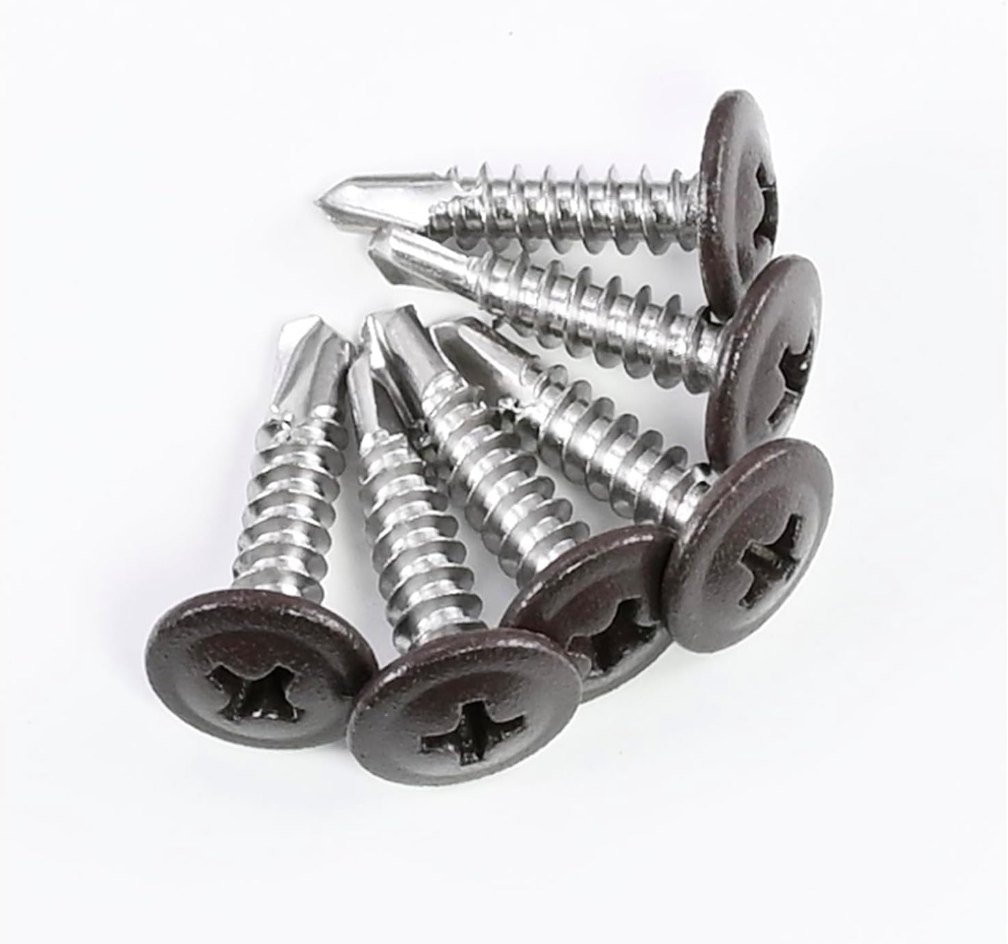 Tornillos roscado rápido 8x3/4 300p cabeza marrón 410