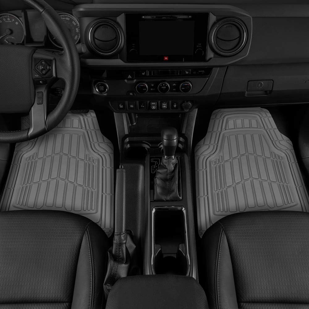 4 Tapetes Goma Resistentes Auto Camión SUV Negro