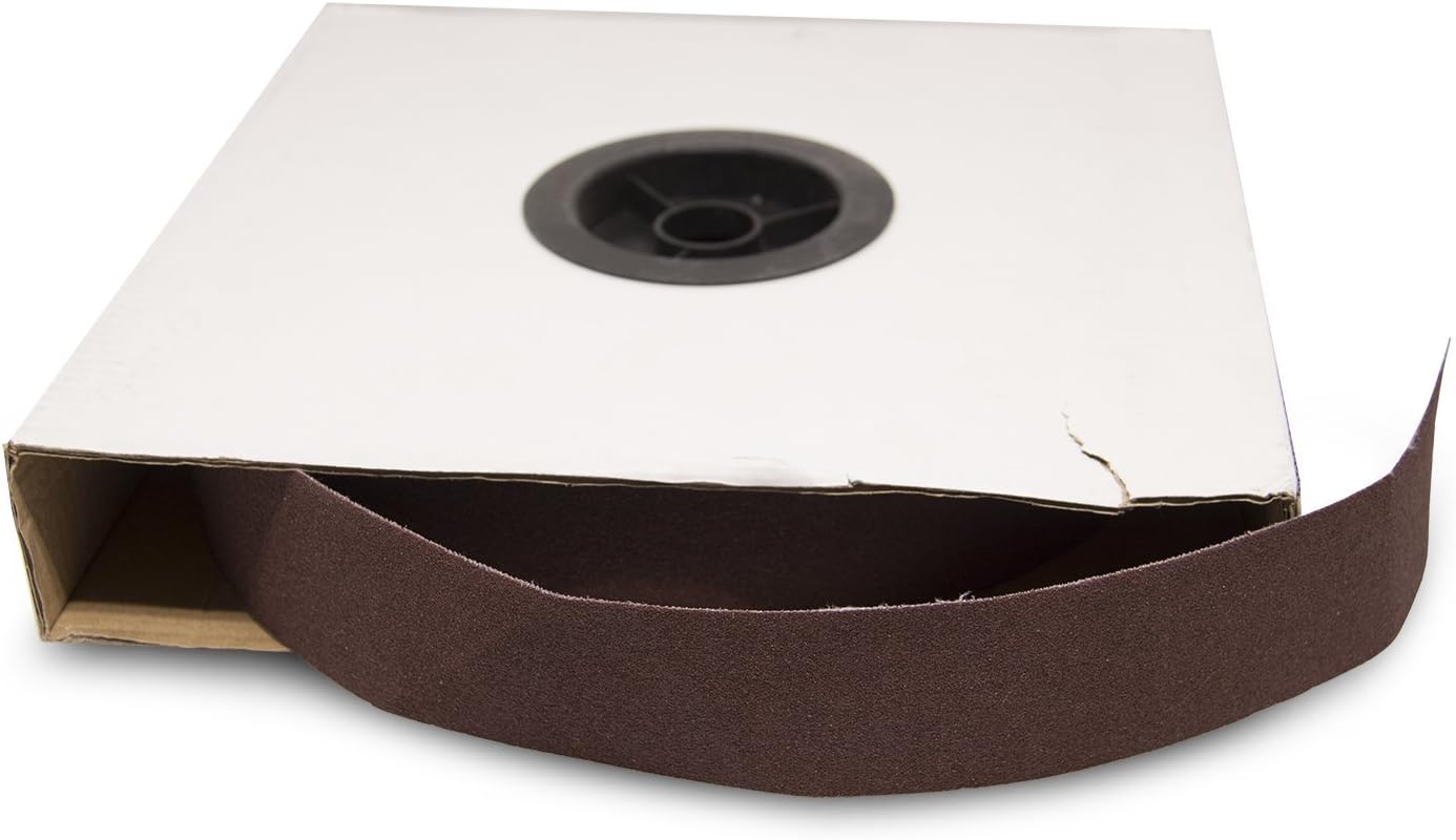 Rollo papel lija aluminio 1.5pulg x150ft para madera y metal