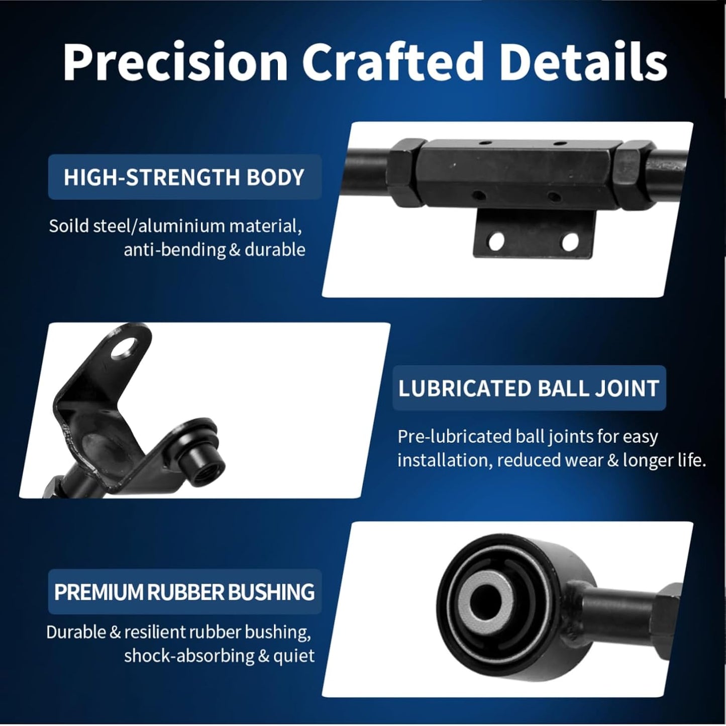 2 Pzas Kit Suspensión Brazo Control Trasero Honda CR-V 02-11