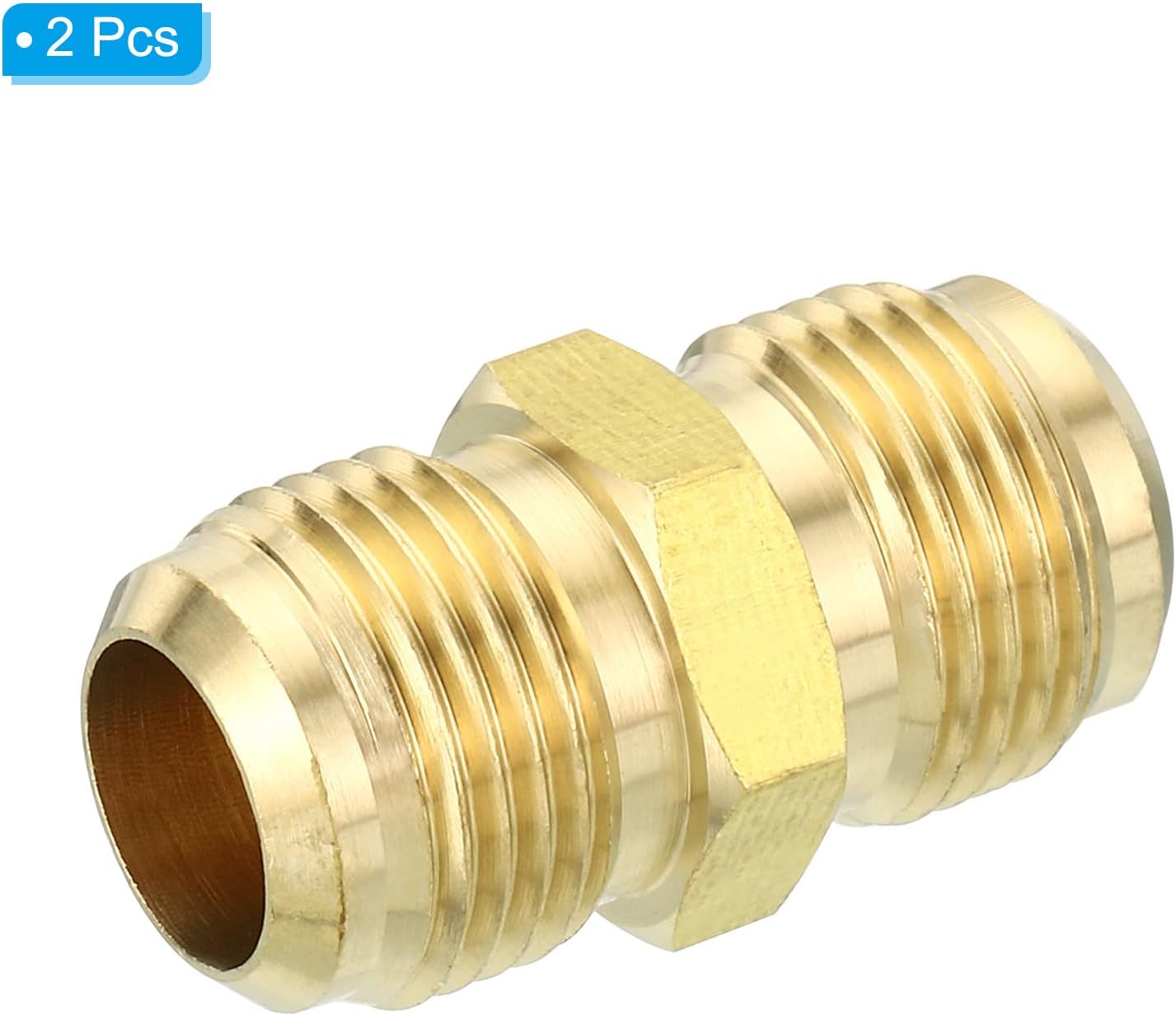 Conector latón macho 1/2 x 1/2 adaptador gas tubería