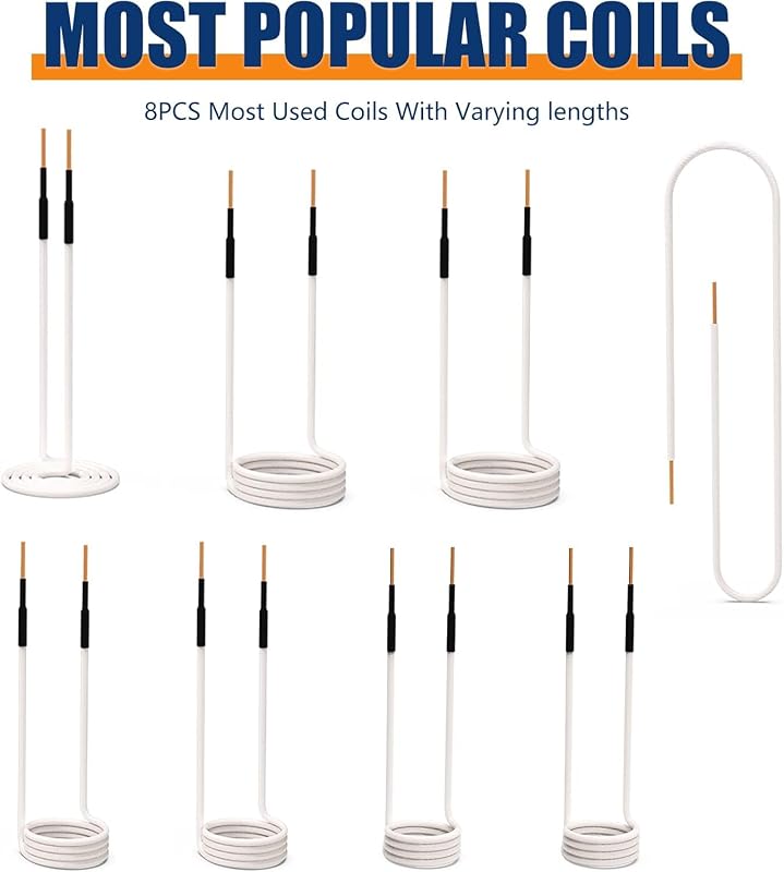 Kit 8 Pzas Bobinas Inducción Calentador Resistente Calor