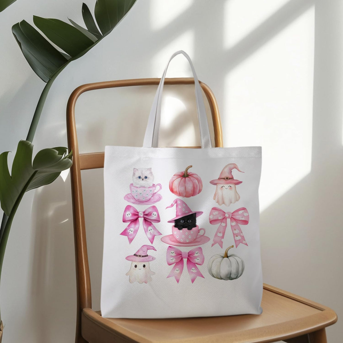 Bolsa Halloween para mujer reutiliz. de compras
