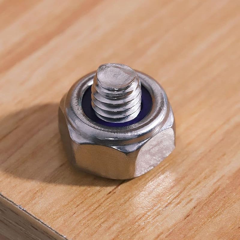 Tuercas bloqueo hex 304 acero inox M10-1.5 12 pzas