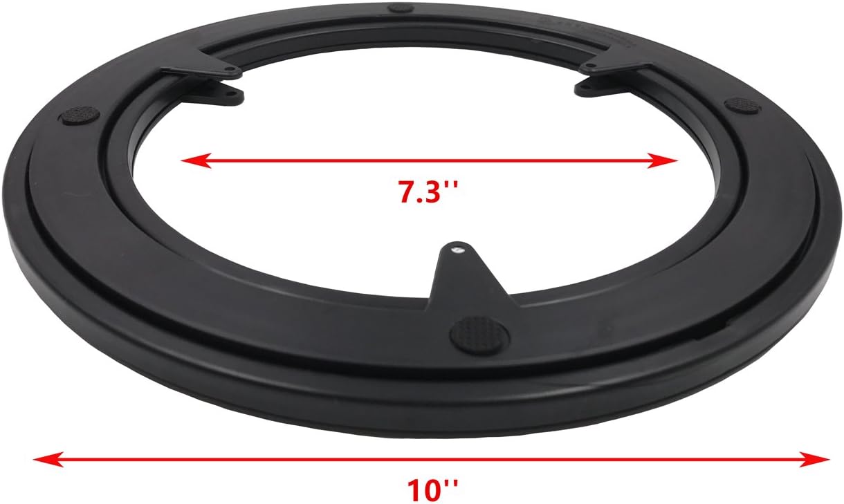 Anillo giratorio mesa 10pulg rodamientos acero capacidad 66lb