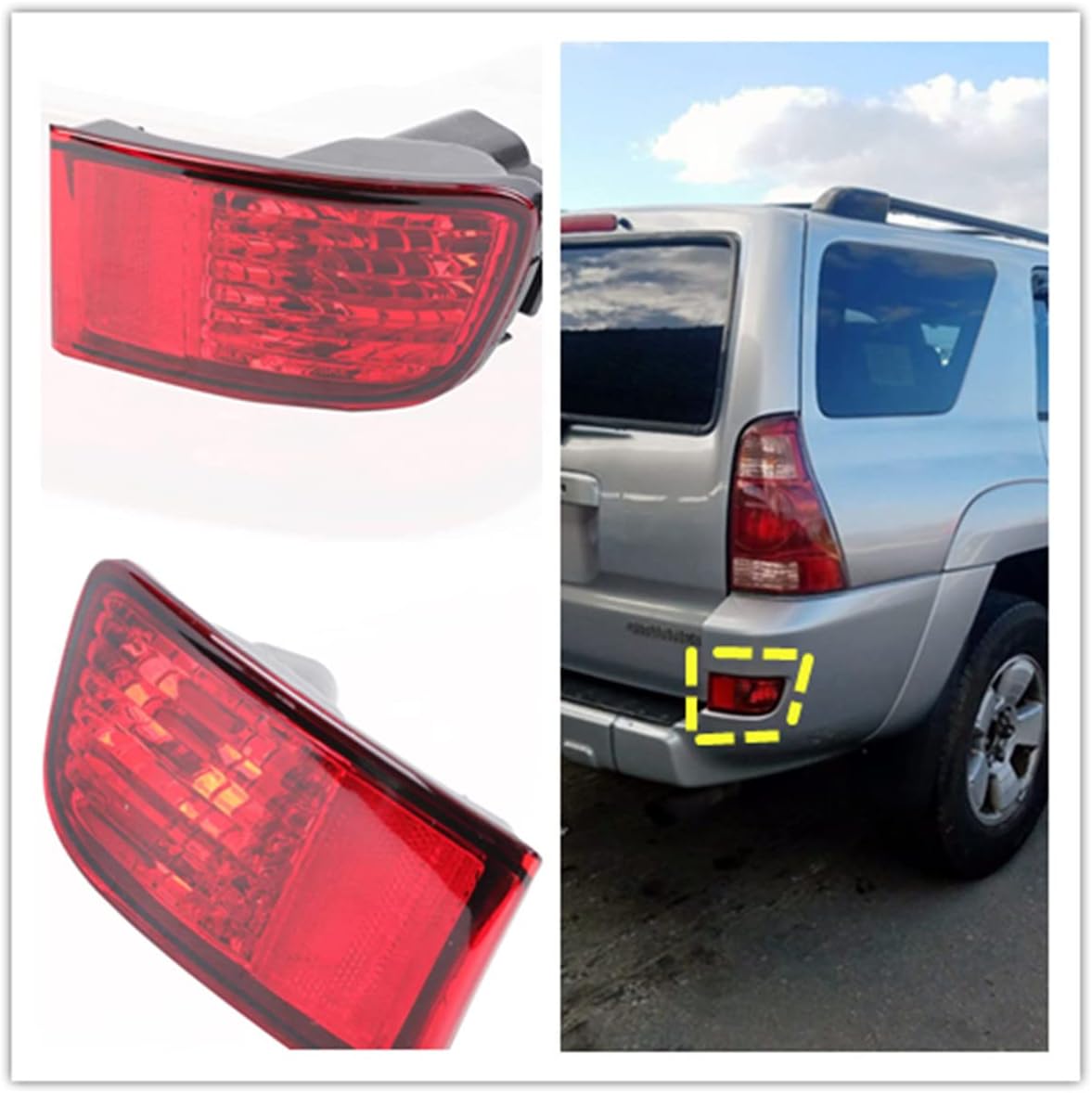 Luz reflectora parachoques trasero Toyota 4Runner izquierda