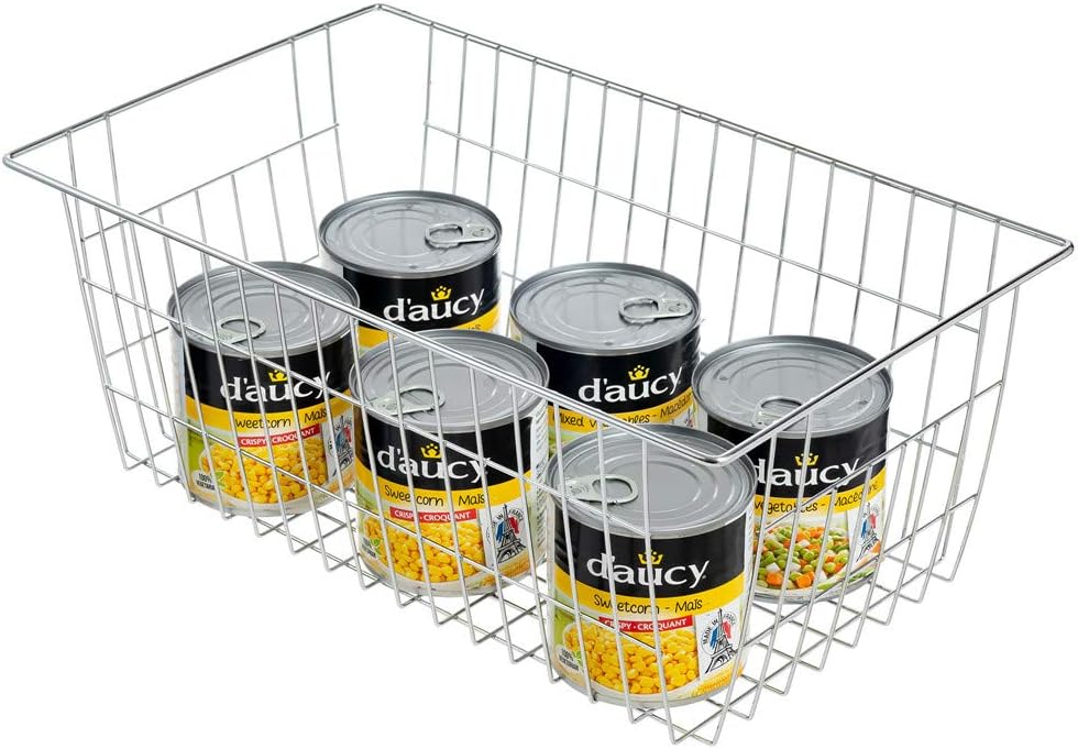 Cestas congelador organiz. alimentos asas pack 2