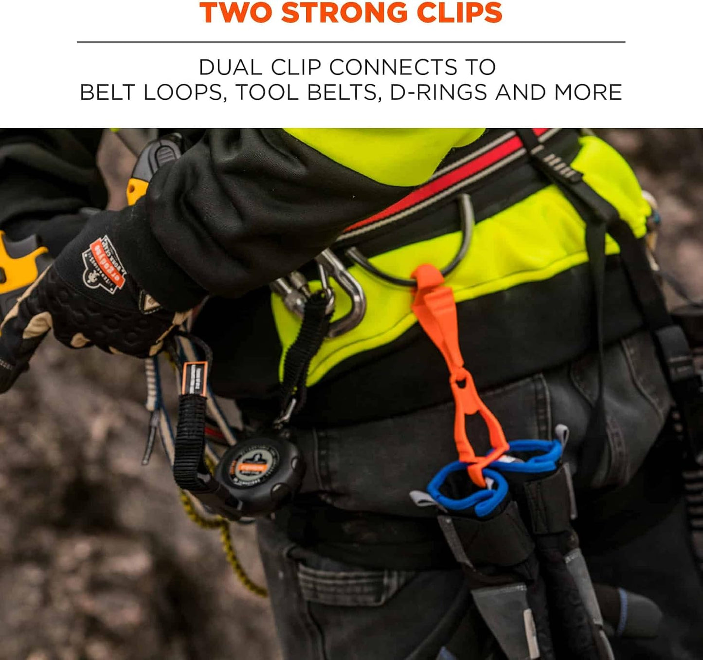 Pinza para guantes doble clip granito set 3