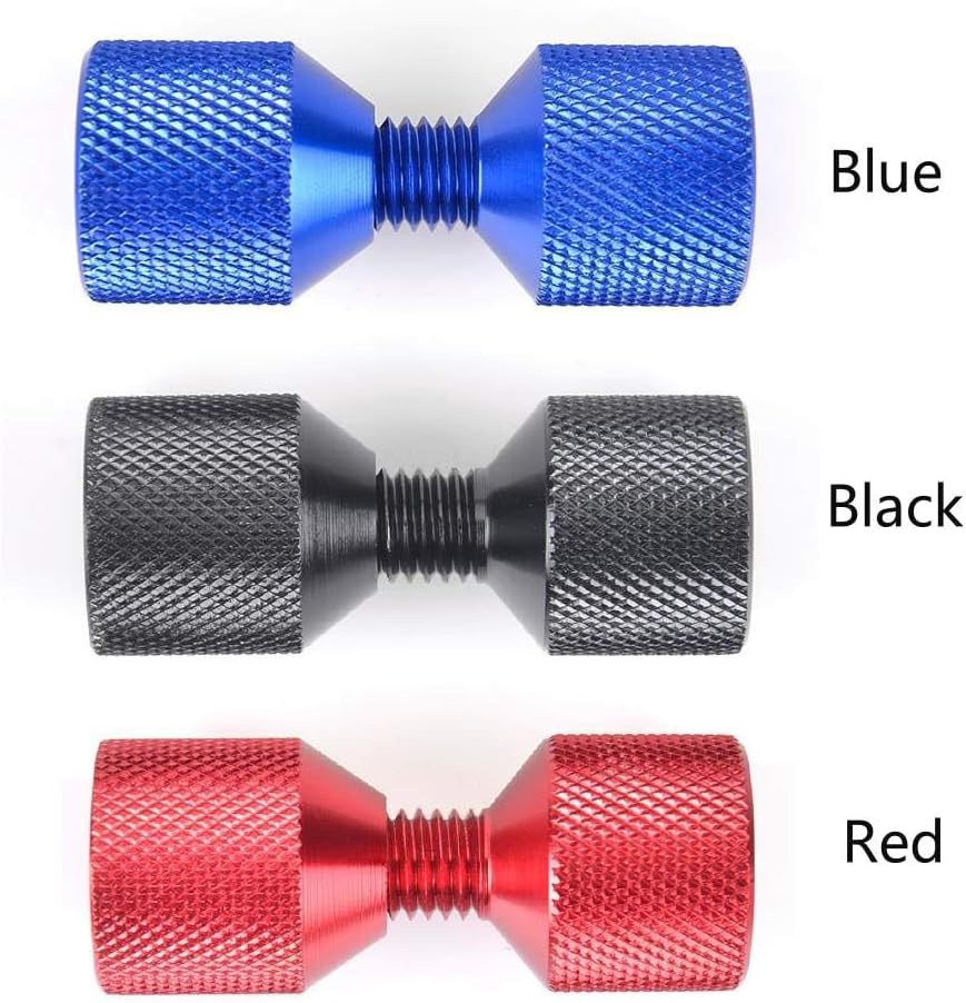2 Pasadores Tubo Aluminio 6061 4PCS Color Rojo