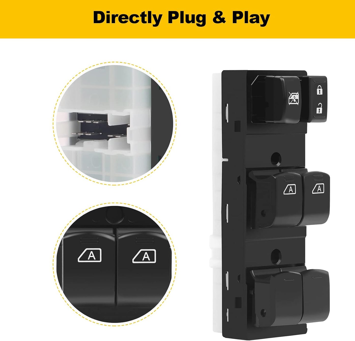 Interruptor elevalunas eléctrico Nissan Murano 08-14