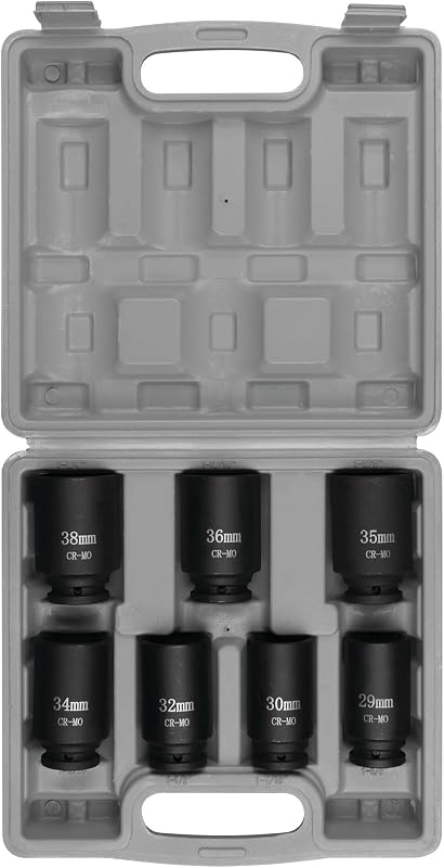 Set 7 llaves eje W89323 acero cromo para vehículos