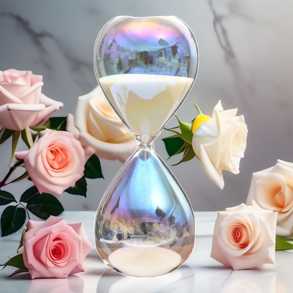 Reloj arena vidrio temporizador 5 minutos para cocina y escuela