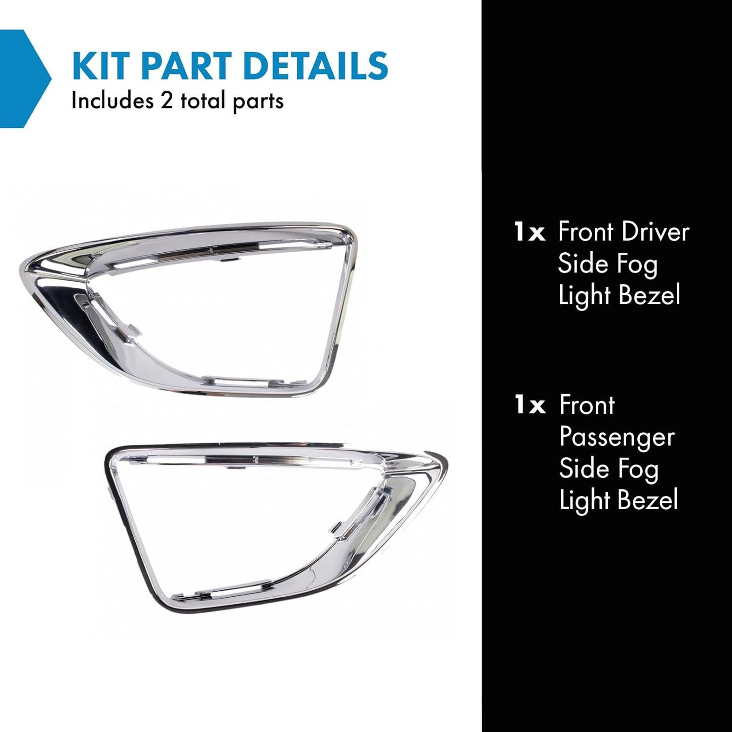 Set biseles faros antiniebla Ford Fusion