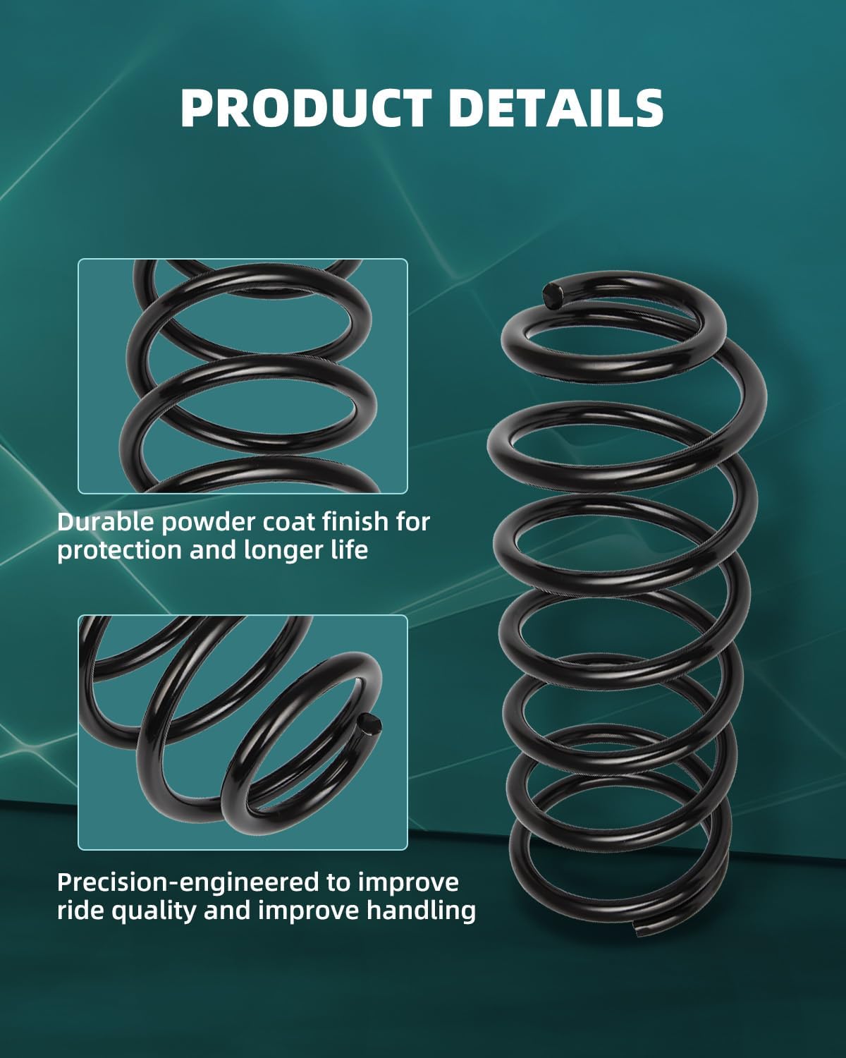 2 Muelles Helicoidales Suspensión Trasera Toyota 4Runner