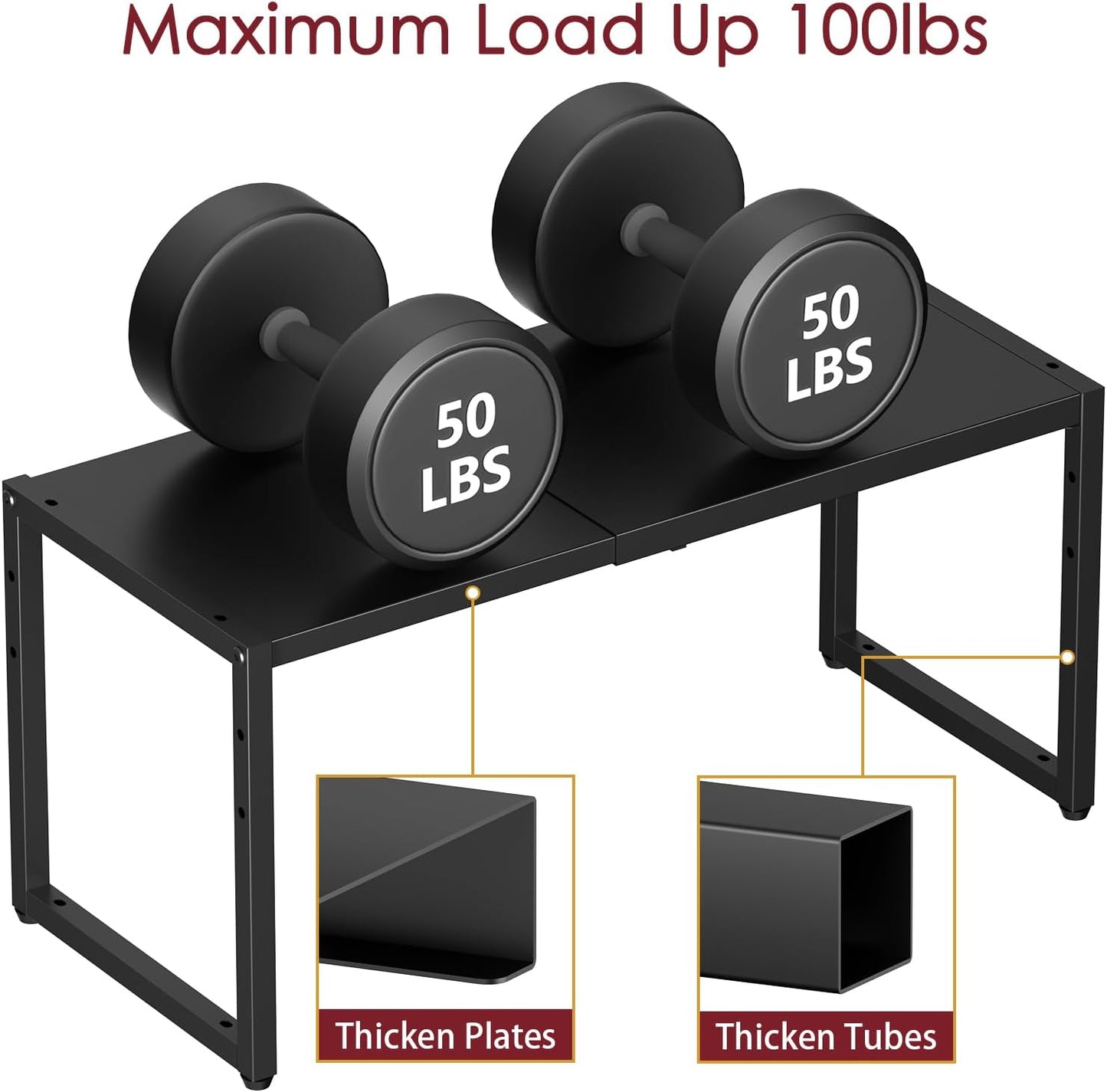 Estantes cocina expandibles metal resistente 110lb