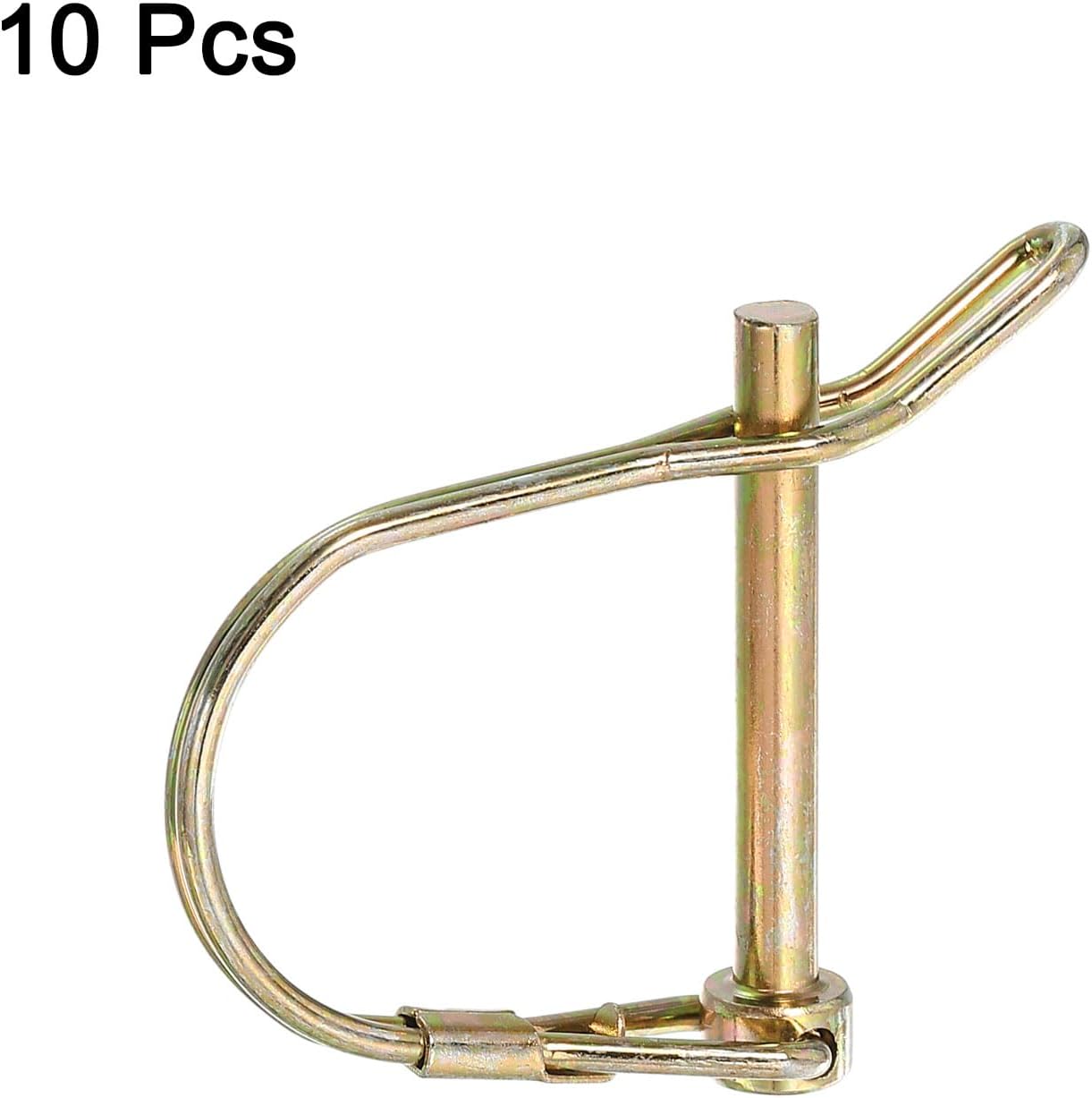 10 Pzas Pin Bloqueo Eje 3/16x1-5/8 Dorado para Barco Kayak
