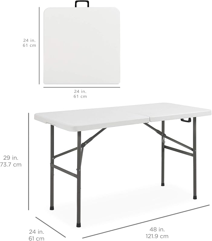 Mesa plegable portátil plástico 6' para interior y exterior
