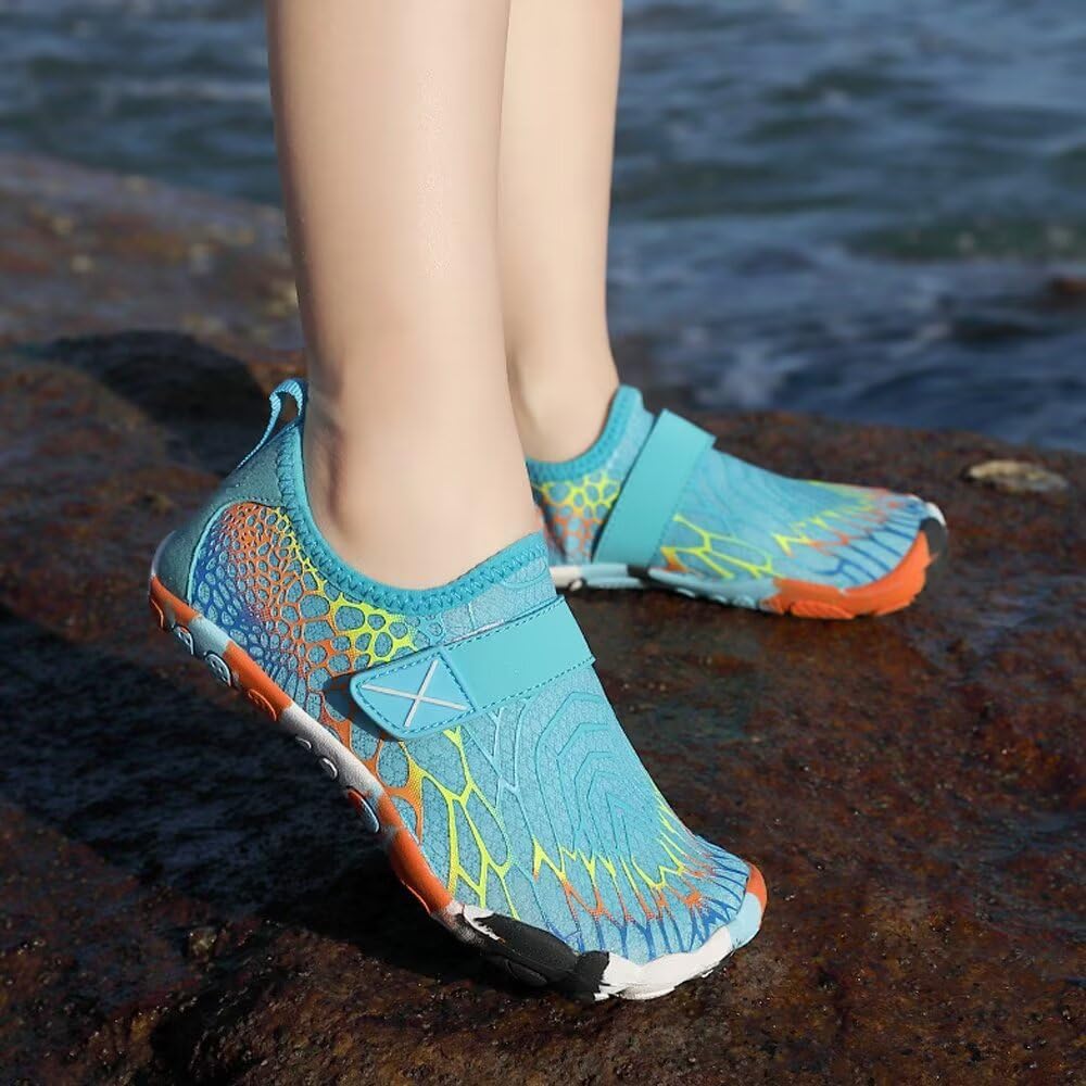Zapatos agua niños antideslizantes deporte playa