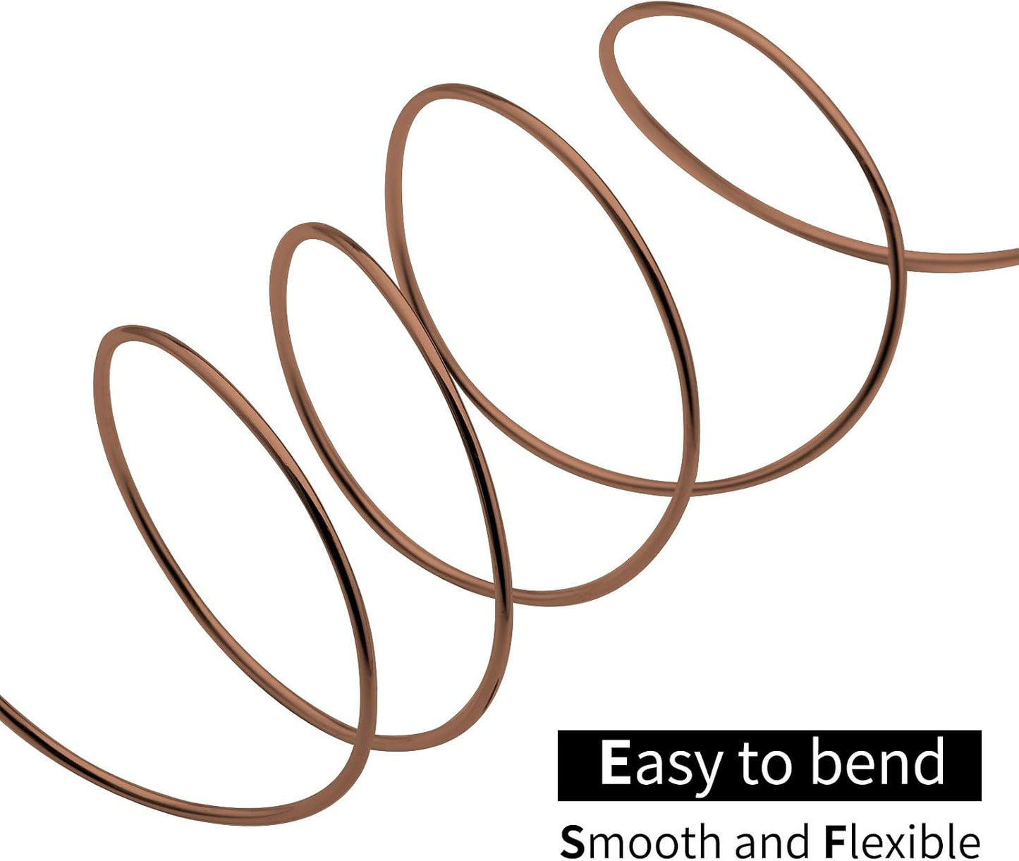 Alambre bronce anodizado para bonsái 250g flexible manualidades