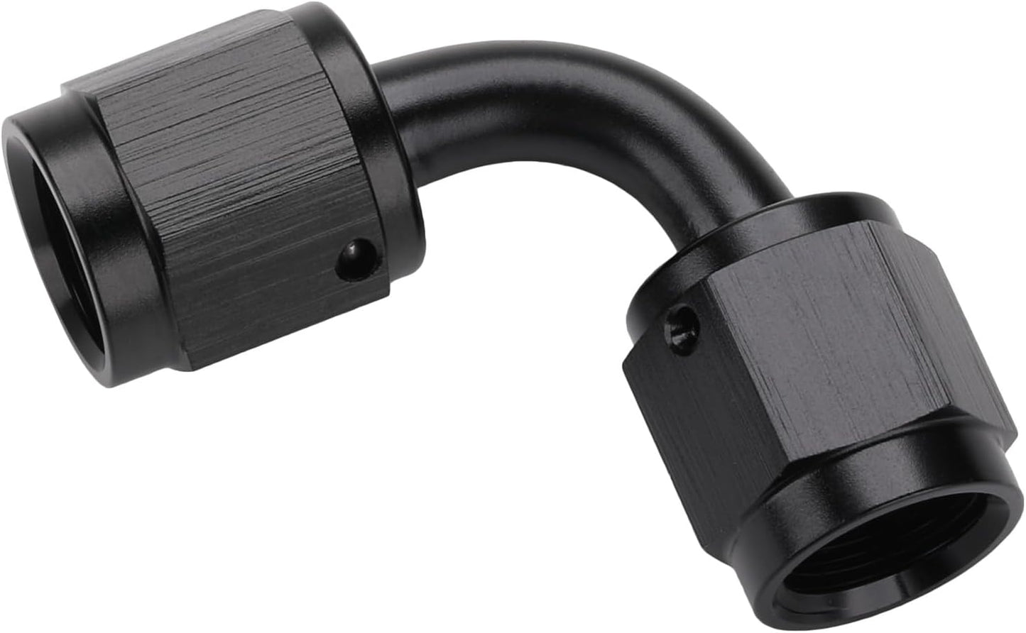 Acoplador giratorio 90 grados aluminio negro