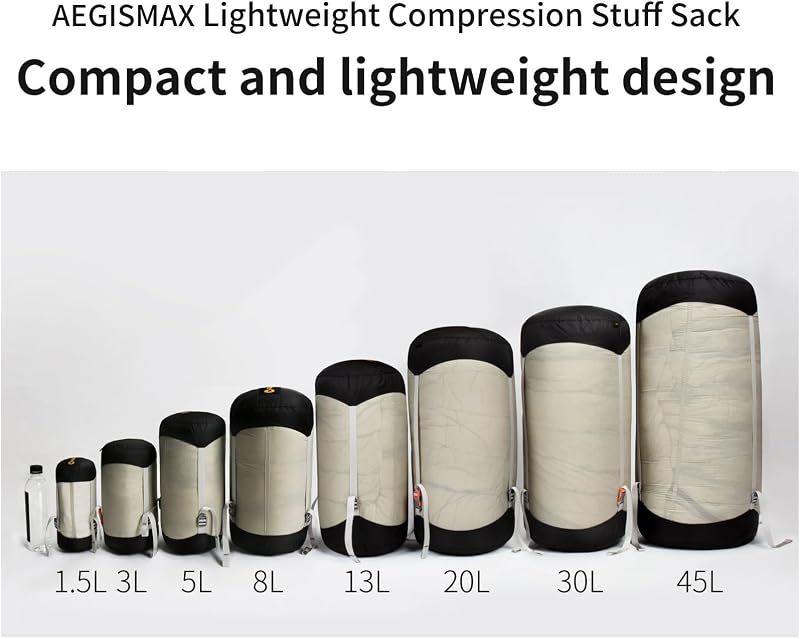 Bolsa compresión ultraligera para dormitorio impermeable nylon