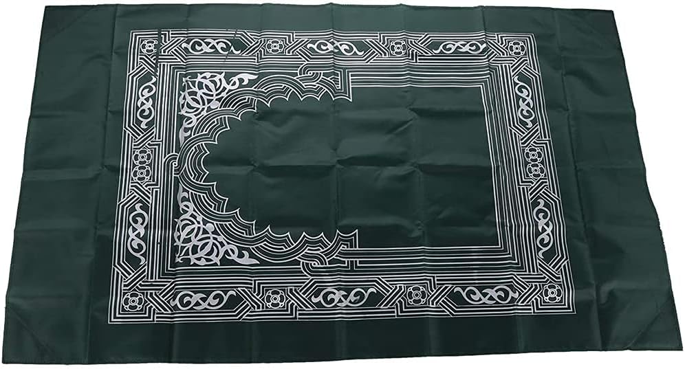 Alfombra oración portátil poliéster 23.6x39.9pulg con brújula