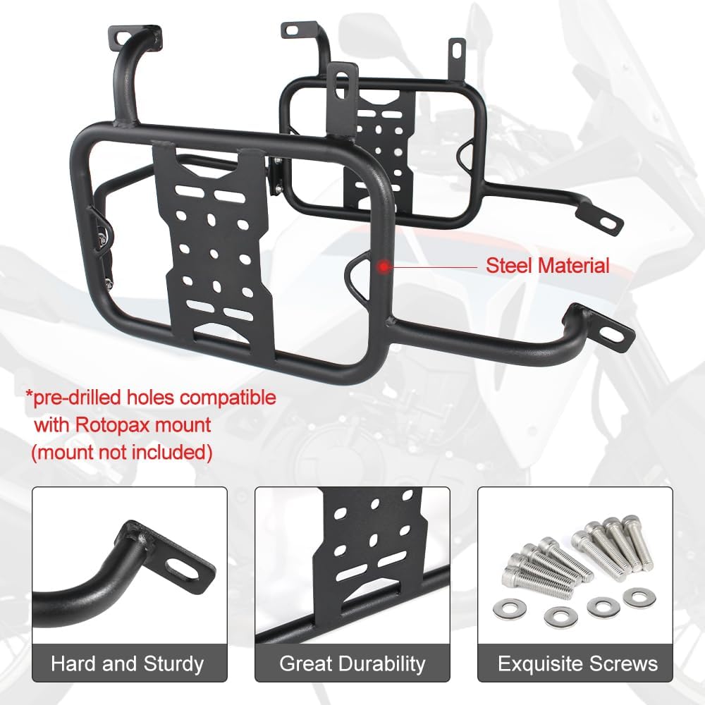Soportes rack alforjas motocicleta comp XL 750 Transalp