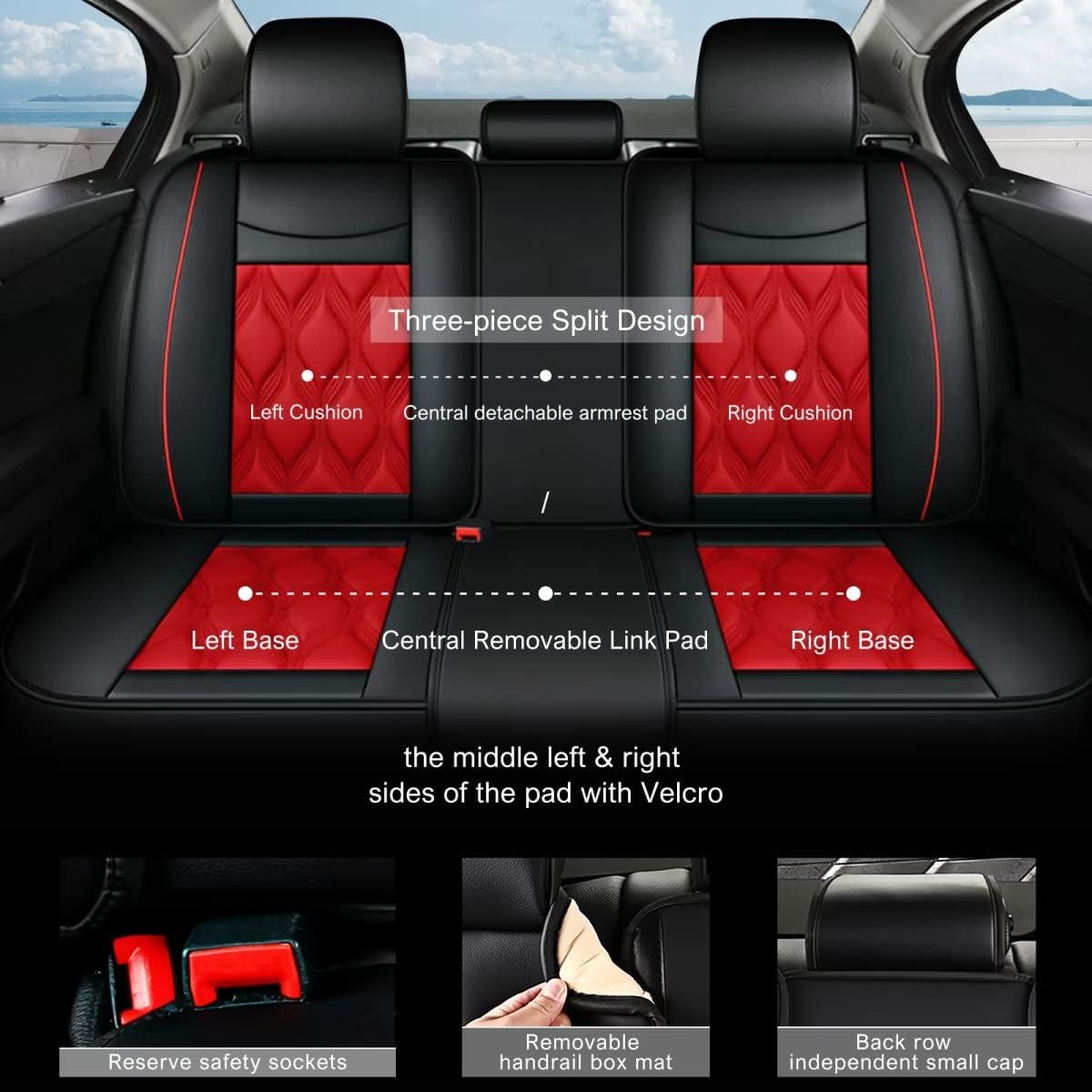 Fundas asiento coche 5 pzas ajuste VW Jetta 07-25 cuero