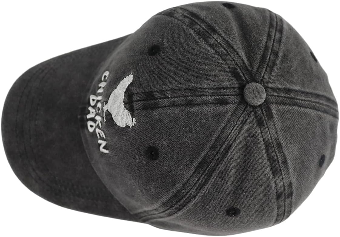 Sombrero papá pollo gorro béisbol algodón ajustable