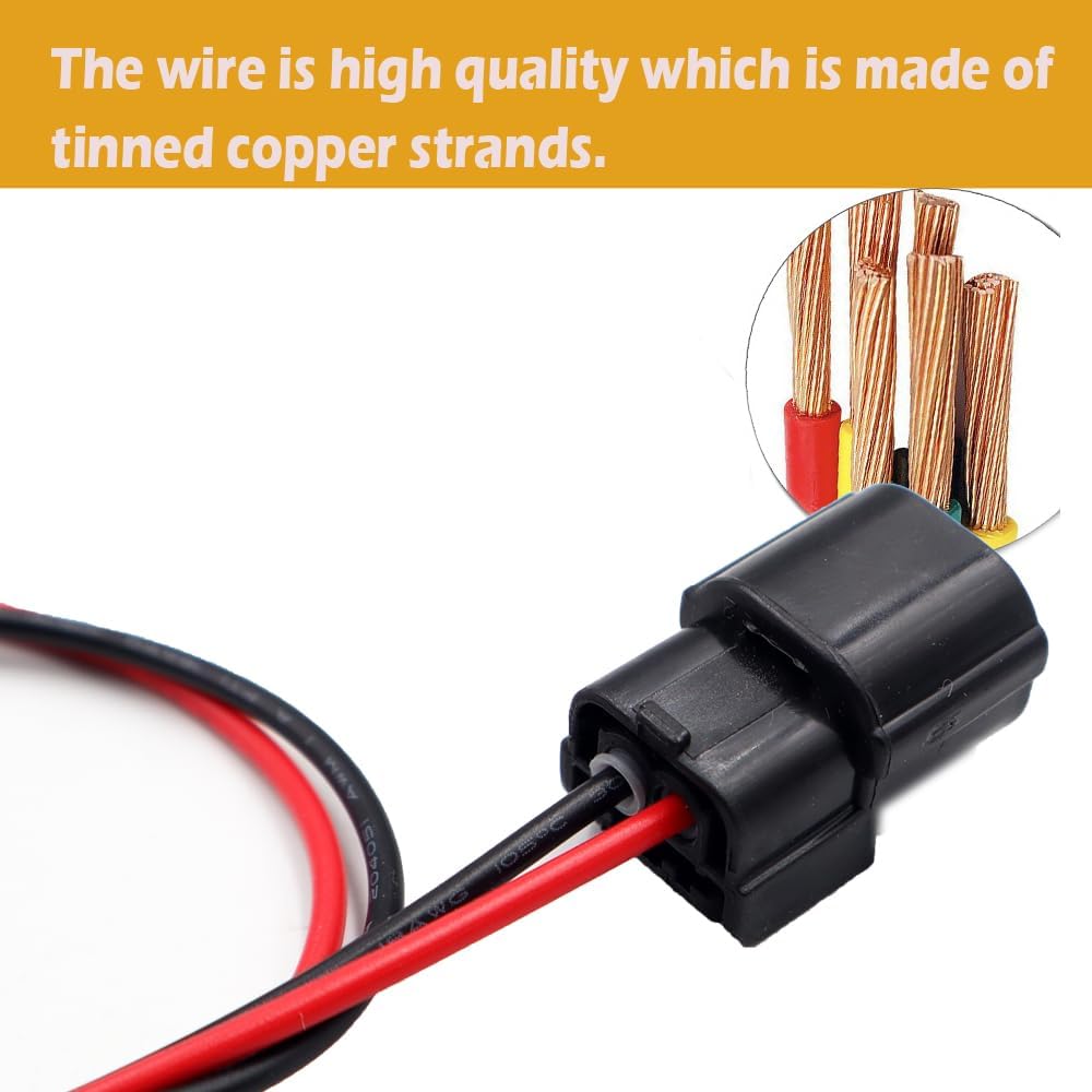 Conector luz giro frontal 2 pines comp Mazda 3 14-19