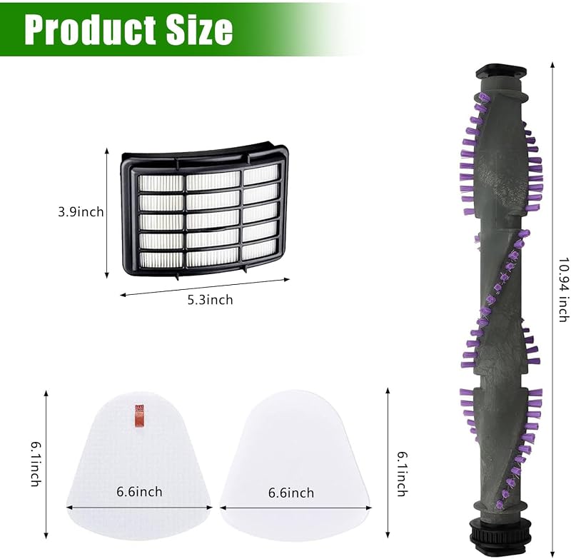 Filtro vacío Shark 2 filtros Hepa espuma rodillo cepillo correas ruedas