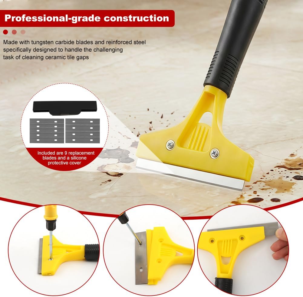 Kit 37 Pzas Eliminador Lechada Sierra Manual Cuchillas Adicionales