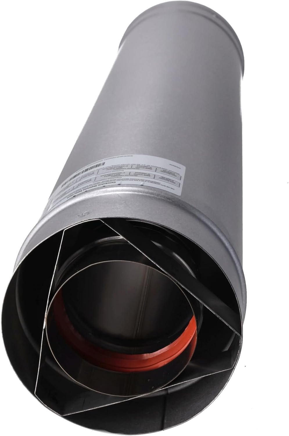 Tubo inox concéntrico 24pulg calentador gas